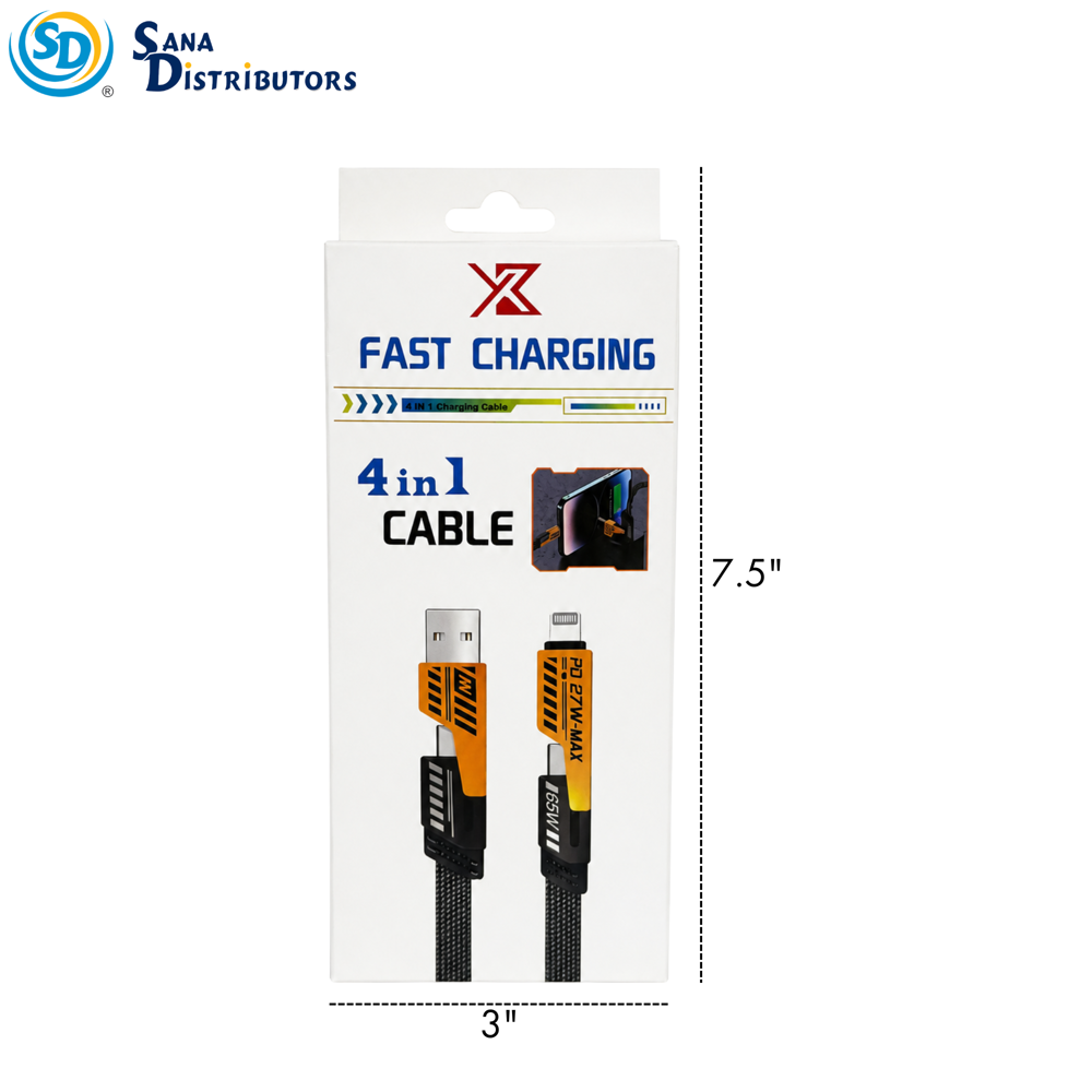 Cell Phone Cable 4 in 1