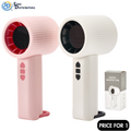 Rechargeable Digital Desktop Mini Fan Ass.color
