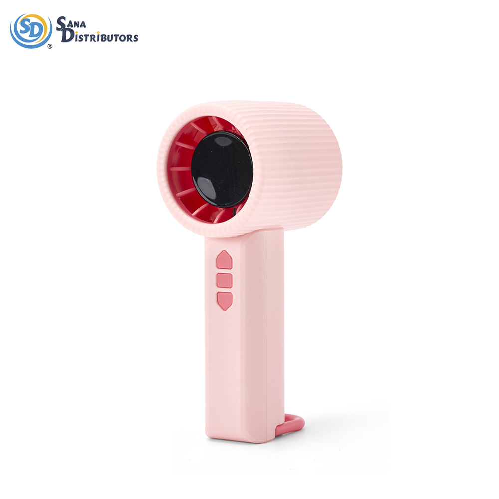 Rechargeable Digital Desktop Mini Fan Ass.color