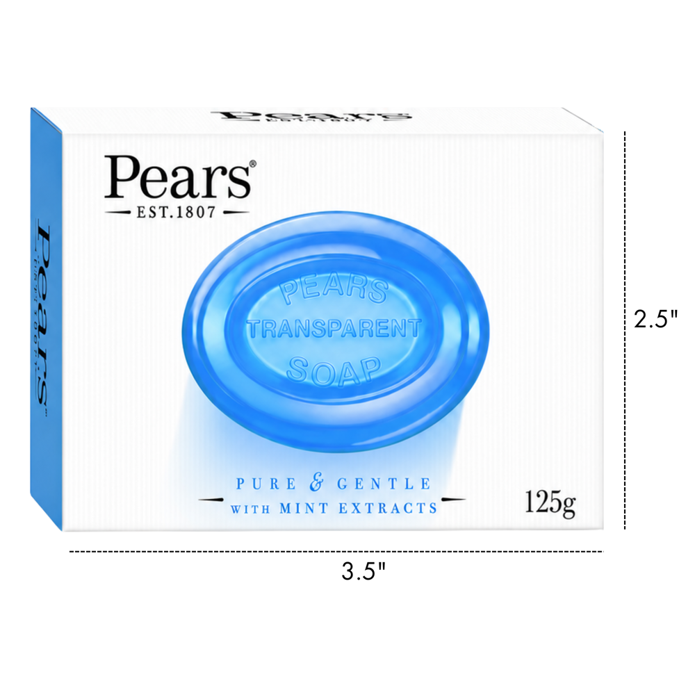 Pears Bar Soap with Mint Extracts 125 g ($23.88 for 12pcs)