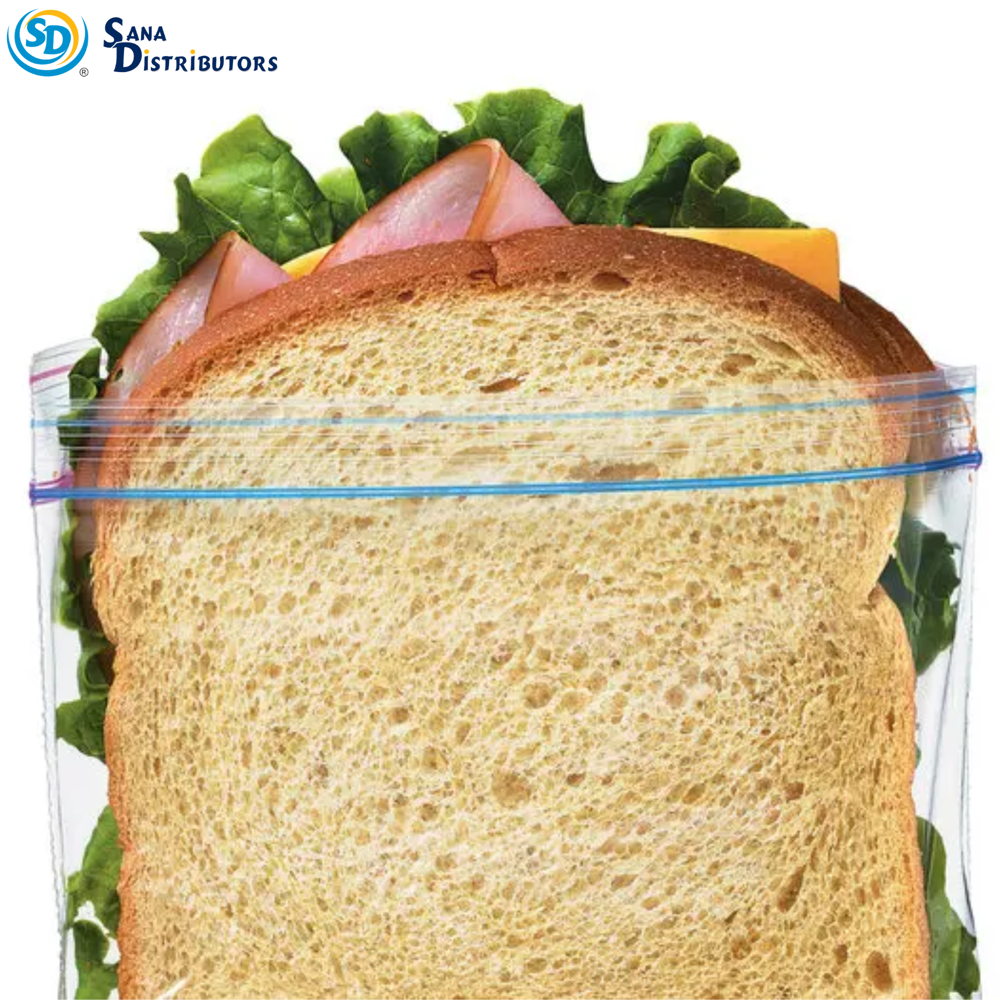 Zipper Sandwich Bags 6.5"x6" 50pcs