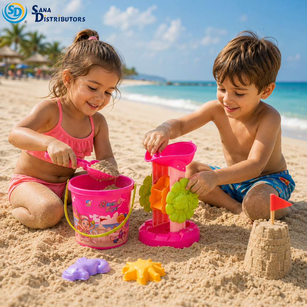 Beach Toy Bucket Set