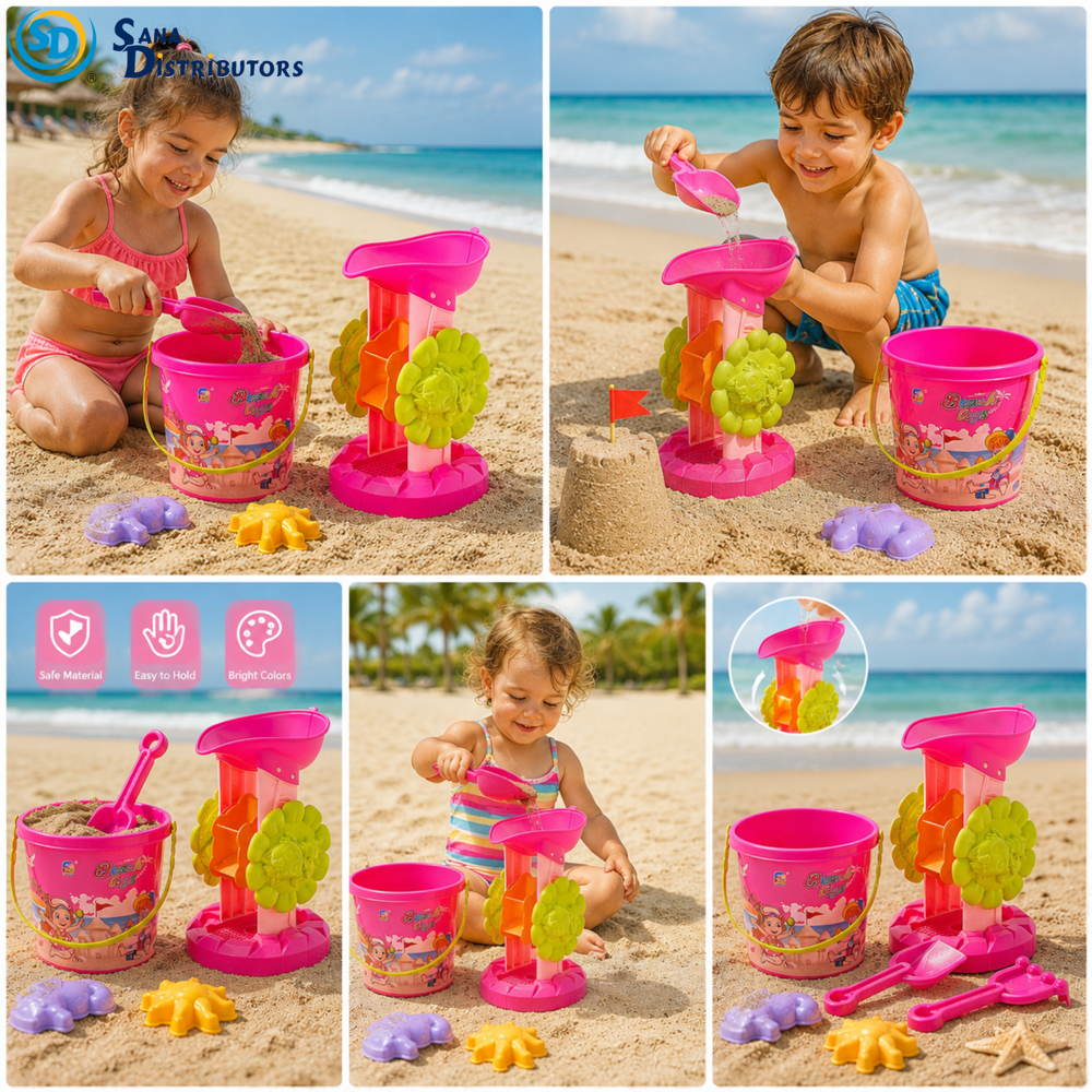 Beach Toy Bucket Set