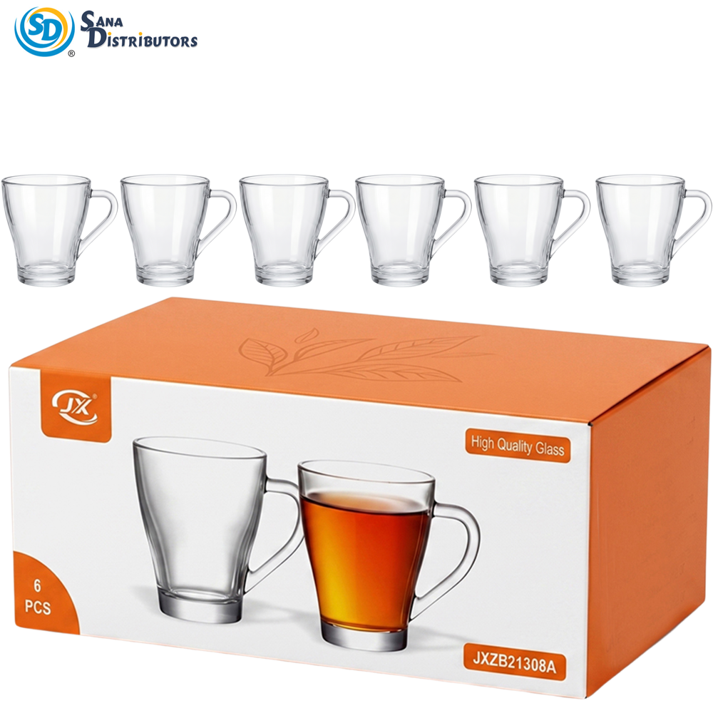 Glass Tea Set 6pcs