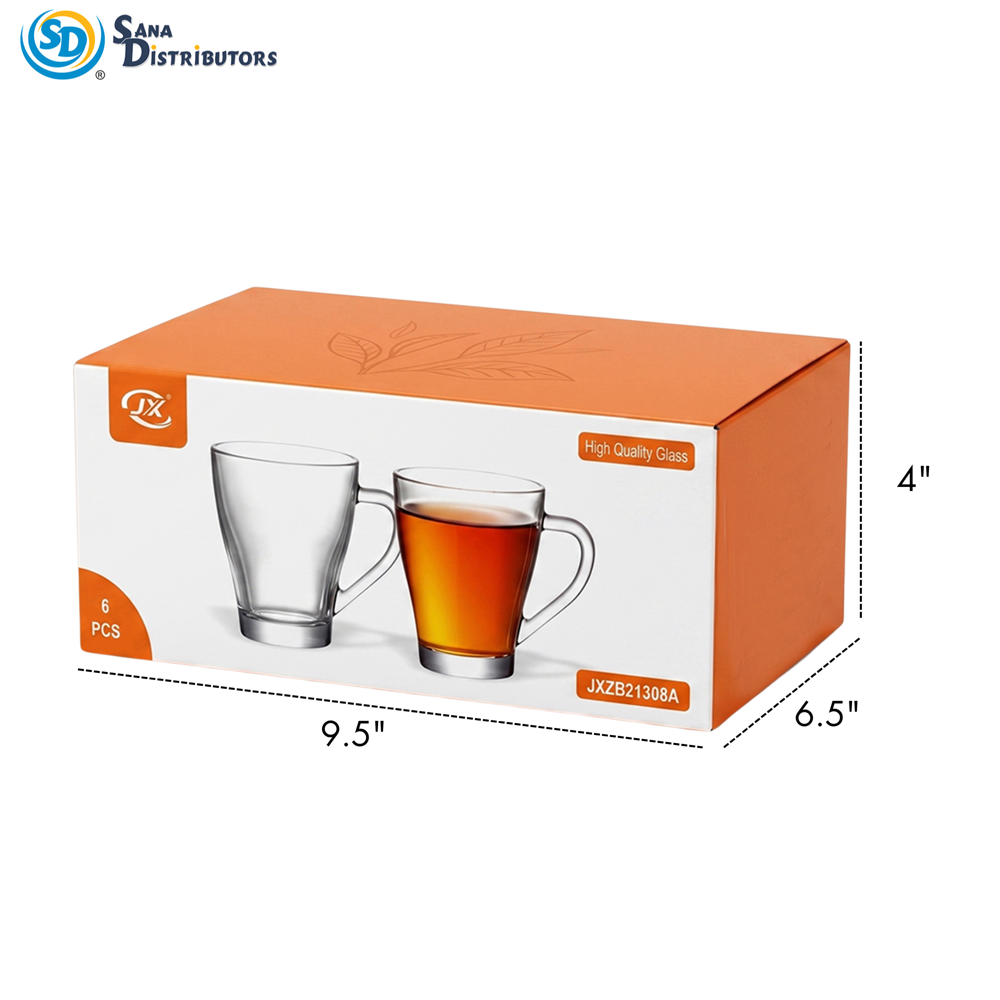 Glass Tea Set 6pcs