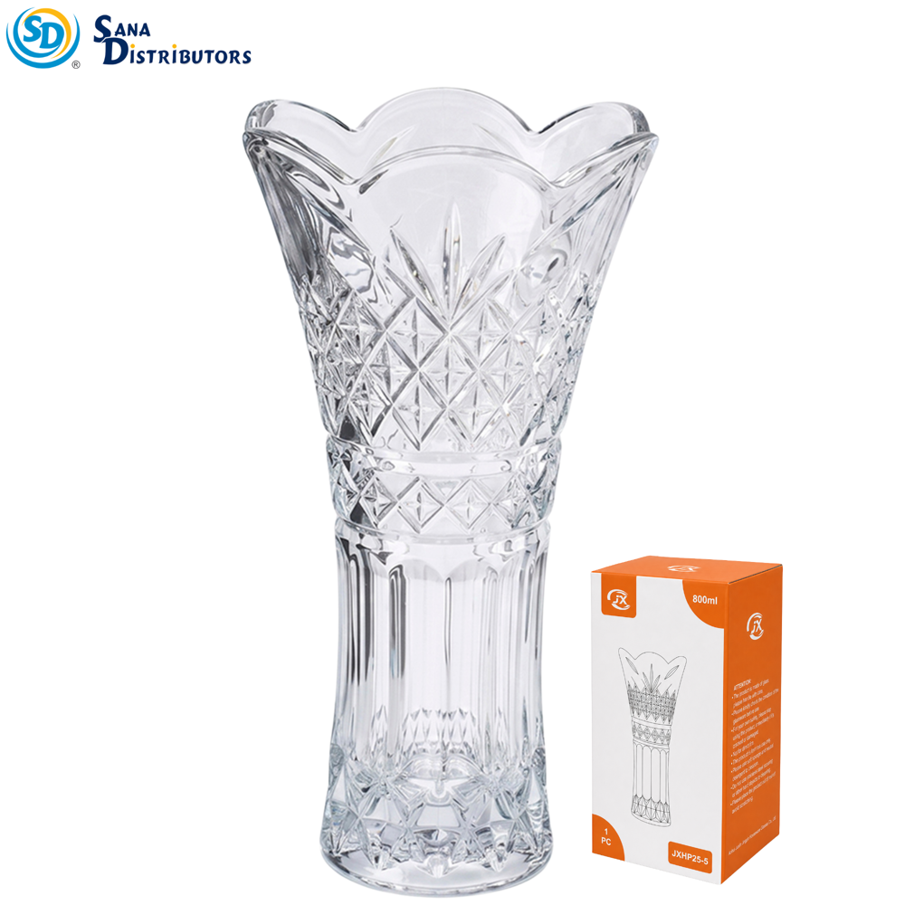 Glass Vase 800 mL 9.5"