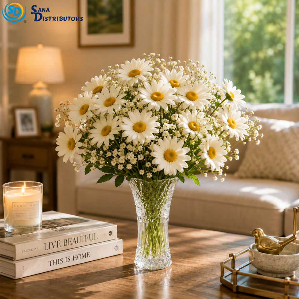 Glass Vase 800 mL 9.5"