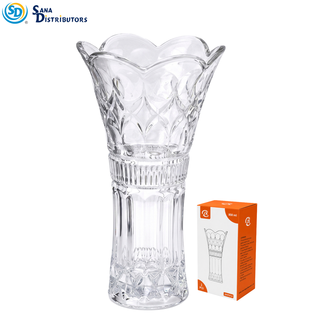 Glass Vase 800 mL 9.5"