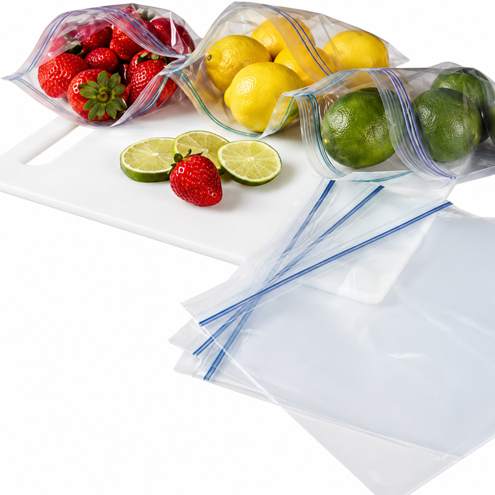 Reclosable Freezer Bags 10.55x11" 15pcs