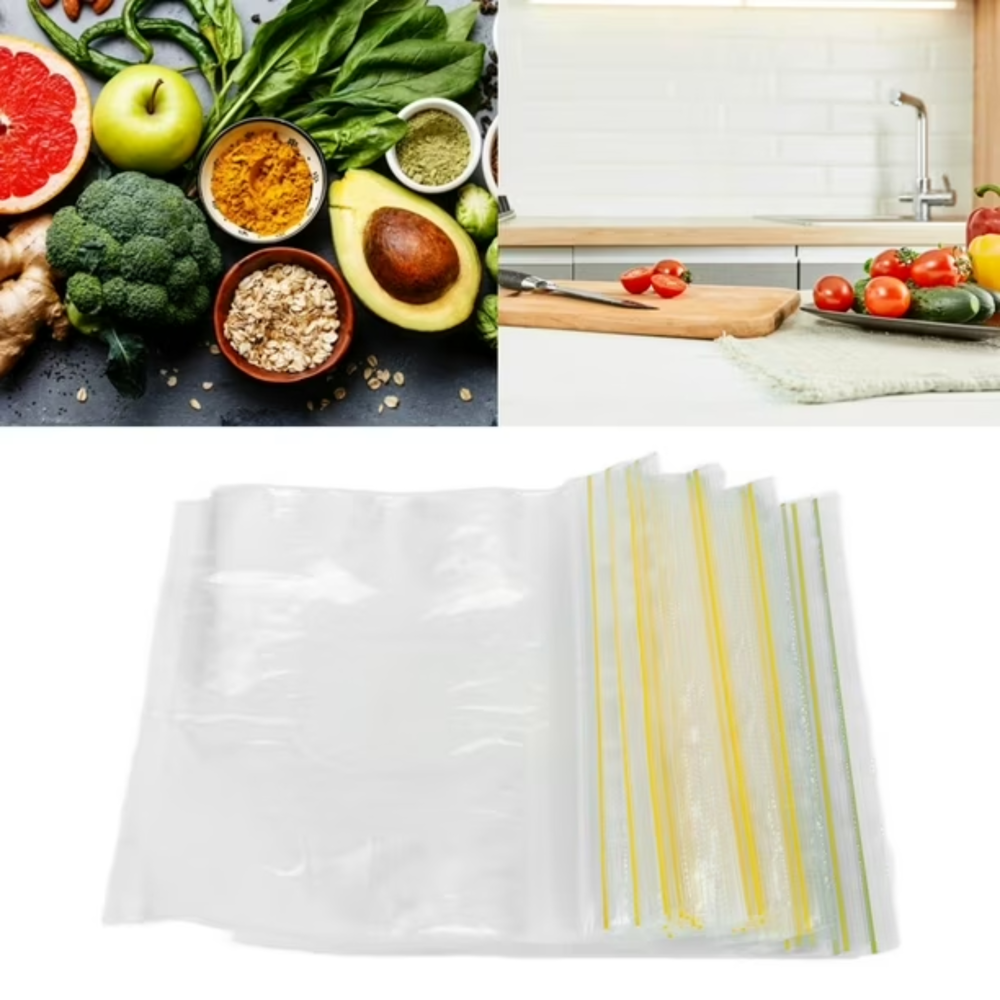 Reclosable Freezer Bags 10.55x11" 15pcs