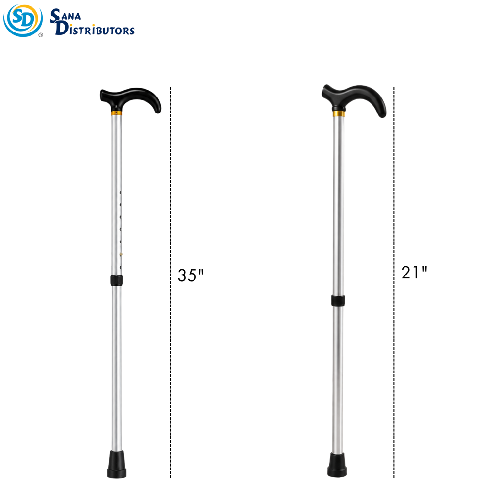 Aluminium Walking Cane Ass.colors 35"