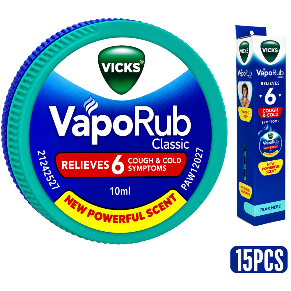 Vicks Vaporub 10 mL 15pcs ($1.99 per Unit) [ex:07/2027]