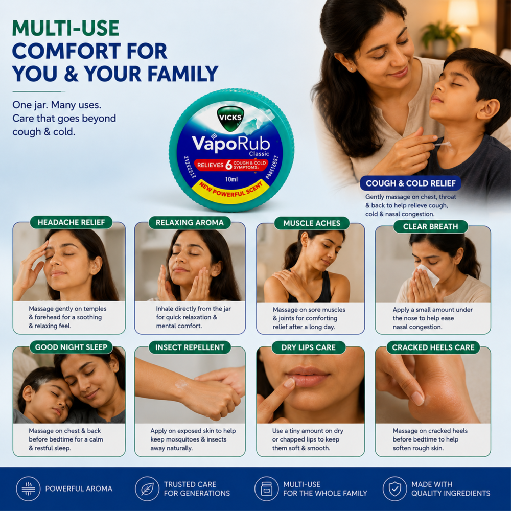 Vicks Vaporub 10 mL 15pcs ($1.99 per Unit) [ex:07/2027]