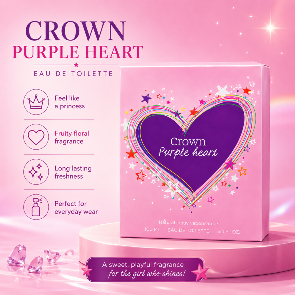 Crown Purple Heart Perfume for Women 100 mL