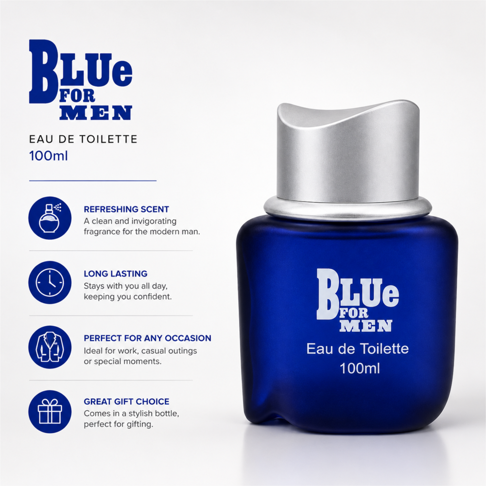 Blue Perfume for Men 100 mL