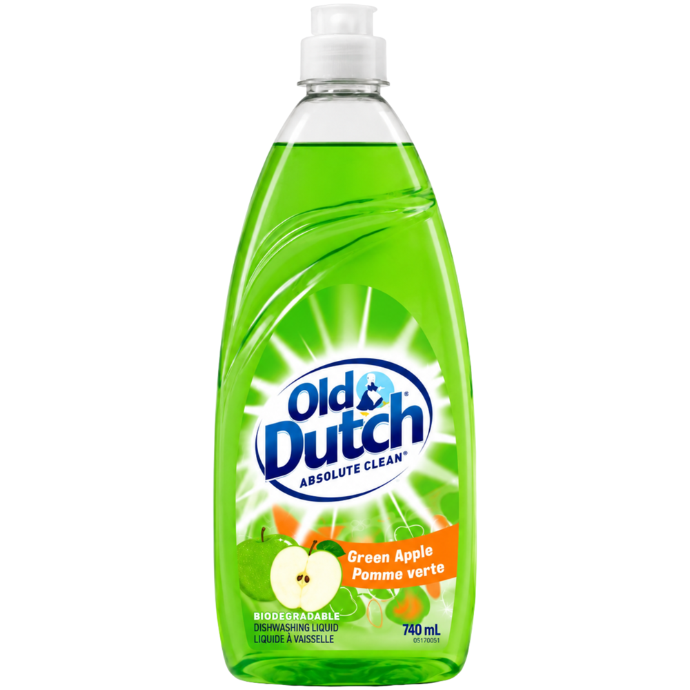 Old Dutch Liquid Dish Green Apple 740 mL ($23.88 for Case of 12)