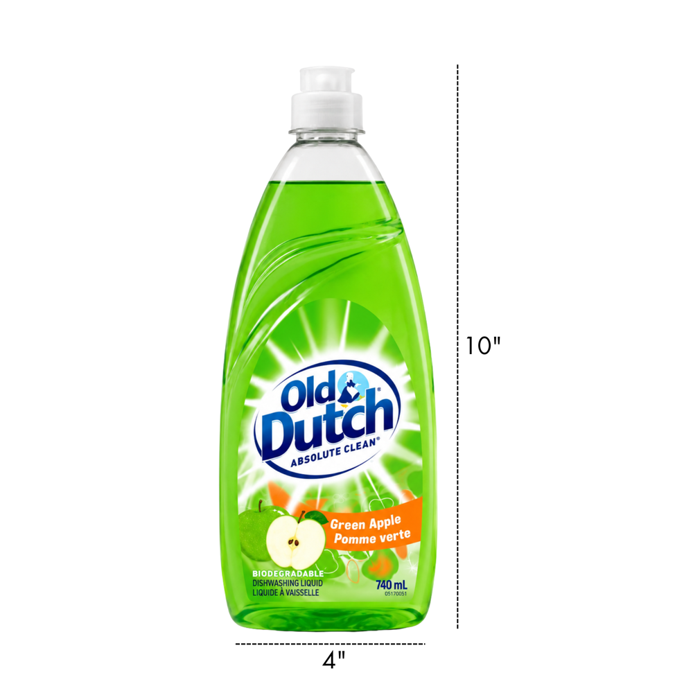 Old Dutch Liquid Dish Green Apple 740 mL ($23.88 for Case of 12)