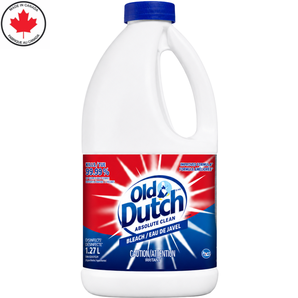Old Dutch Absolute Clean Bleach 1.27 L ($22.50 for Case of 10)