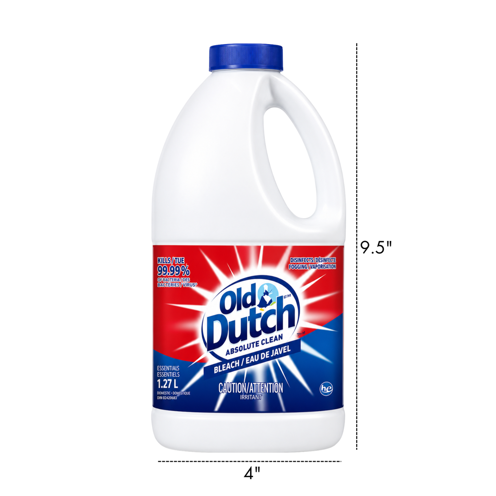 Old Dutch Absolute Clean Bleach 1.27 L ($22.50 for Case of 10)
