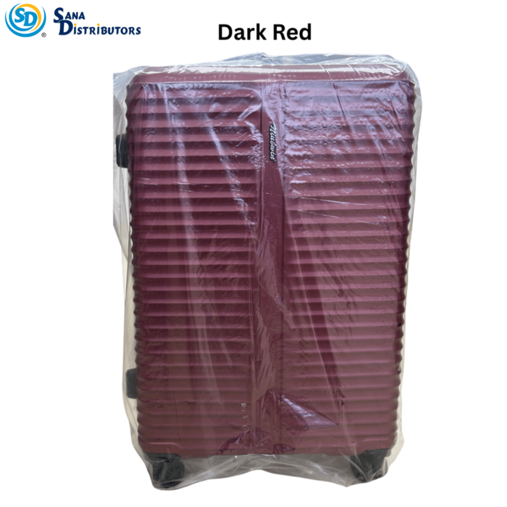 3pcs Luggage Bag 20"/24"/28" Assort. Colours