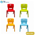 Kids Plastic Chair Ass.colors 10"x19"