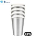 Disposible Cup Silver 8 oz 10pcs
