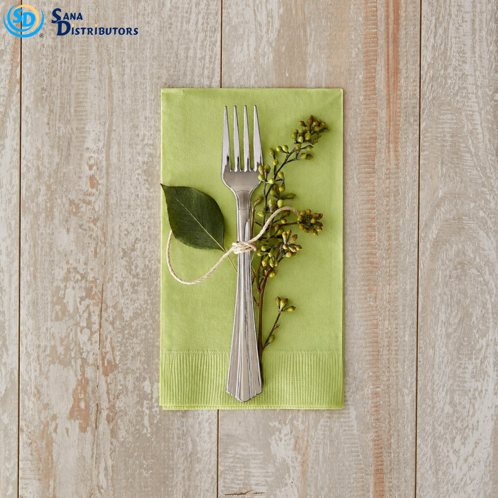 Plastic Forks Silver Color 12pcs
