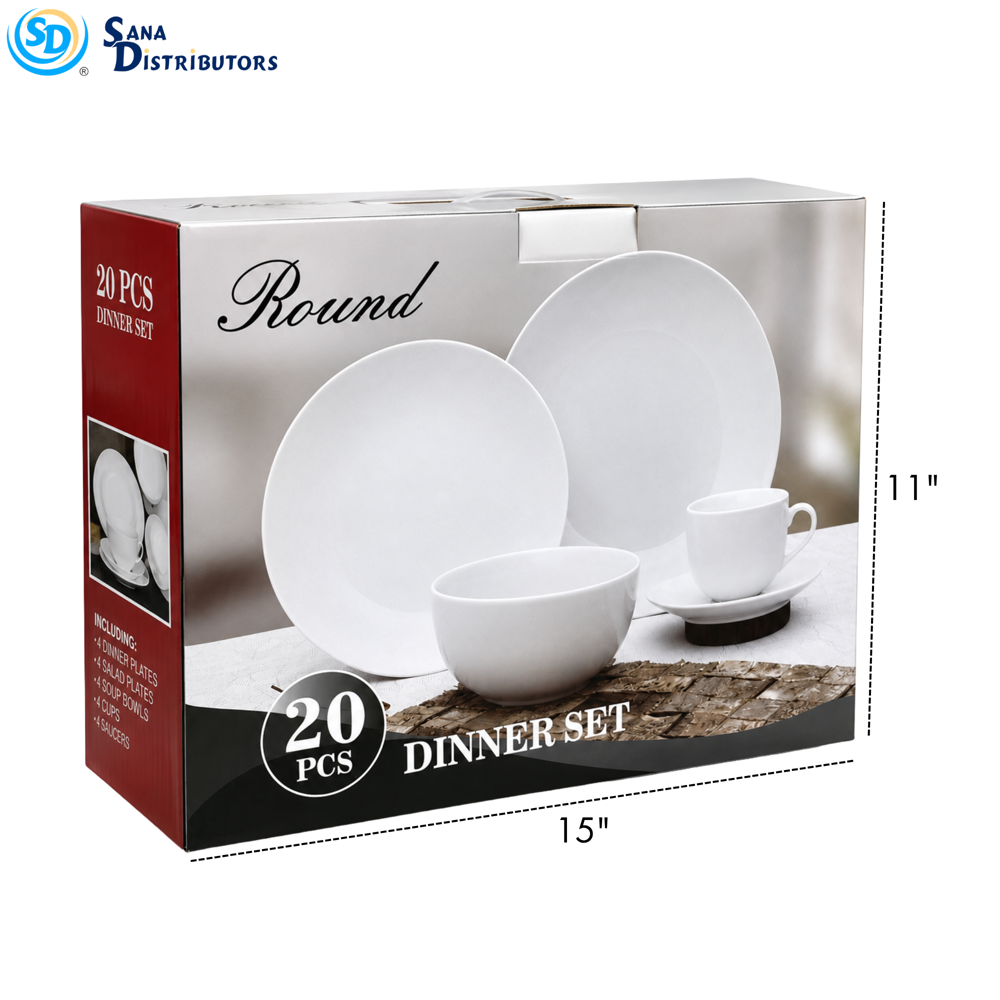 Round Dinner Set 20 Pcs