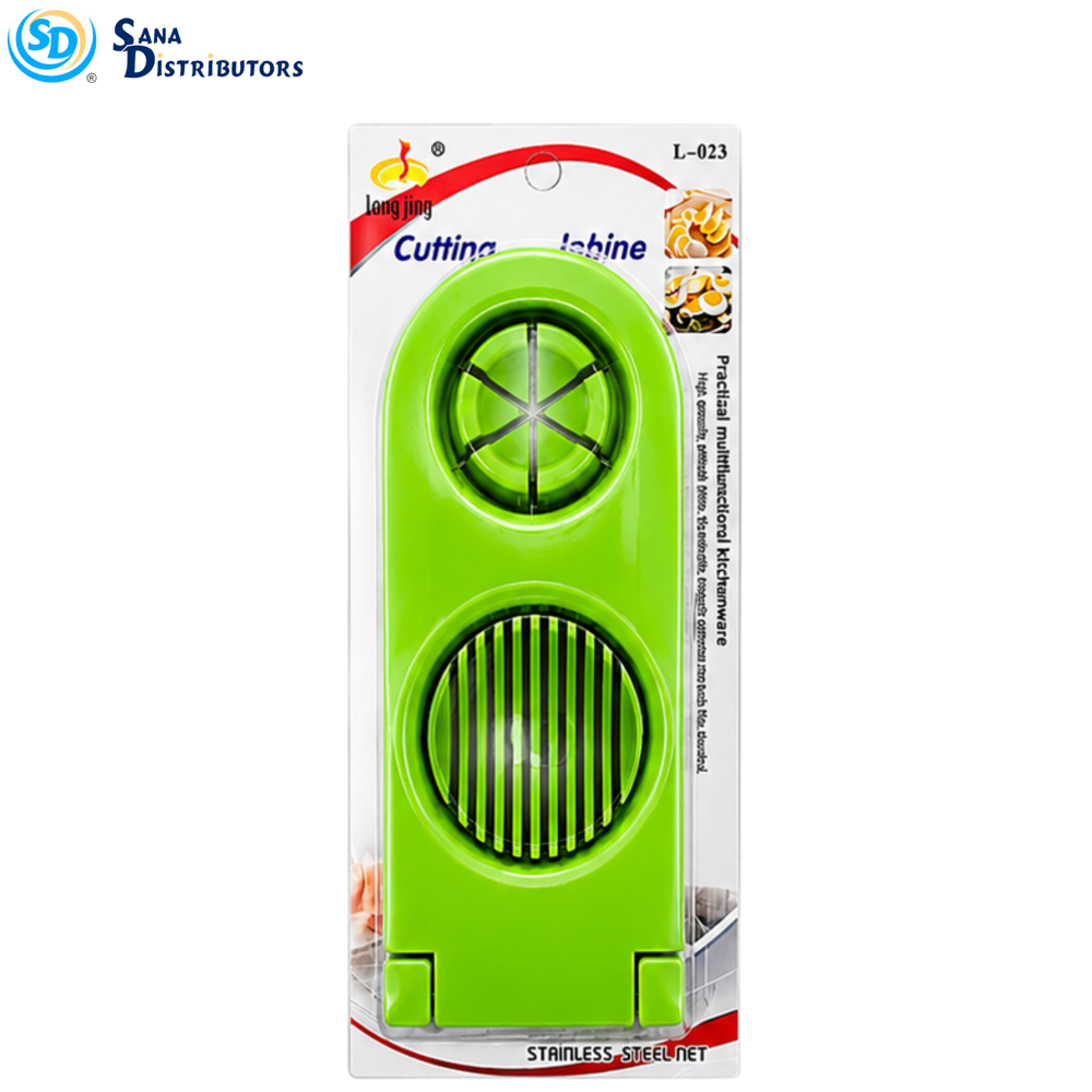 Plastic Egg Slicer W/steel Wires - Assorted Colours