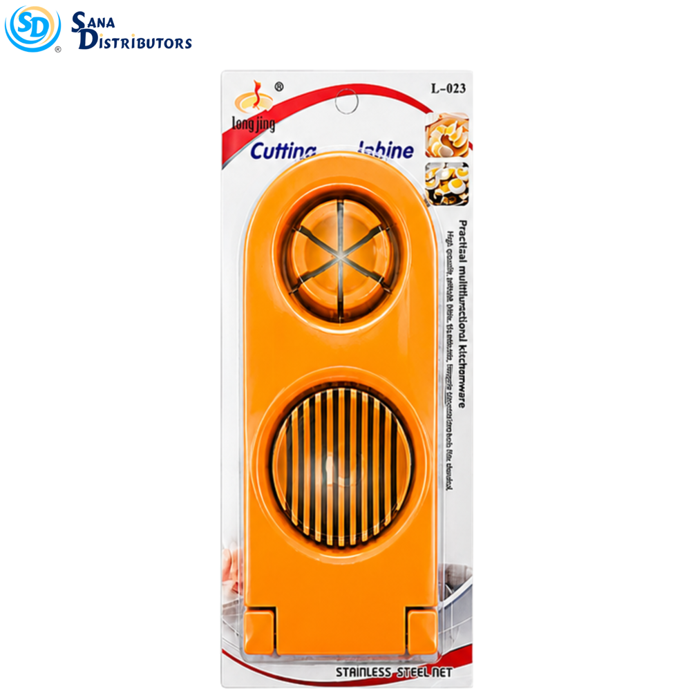 Plastic Egg Slicer W/steel Wires - Assorted Colours