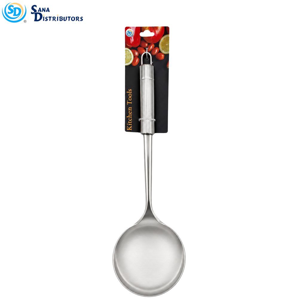 Sd Stainless Steel Spoon 1pc 13"
