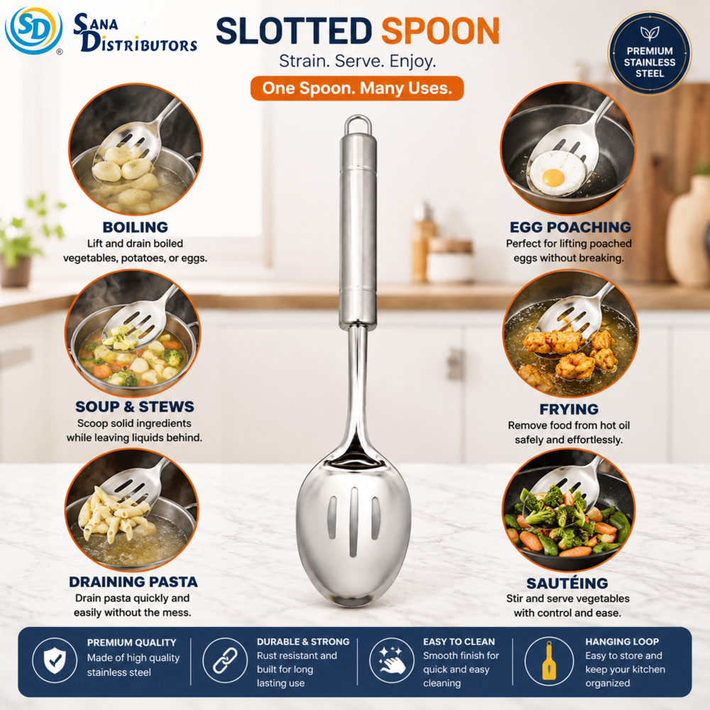 Sd Slotted Spoon 13"