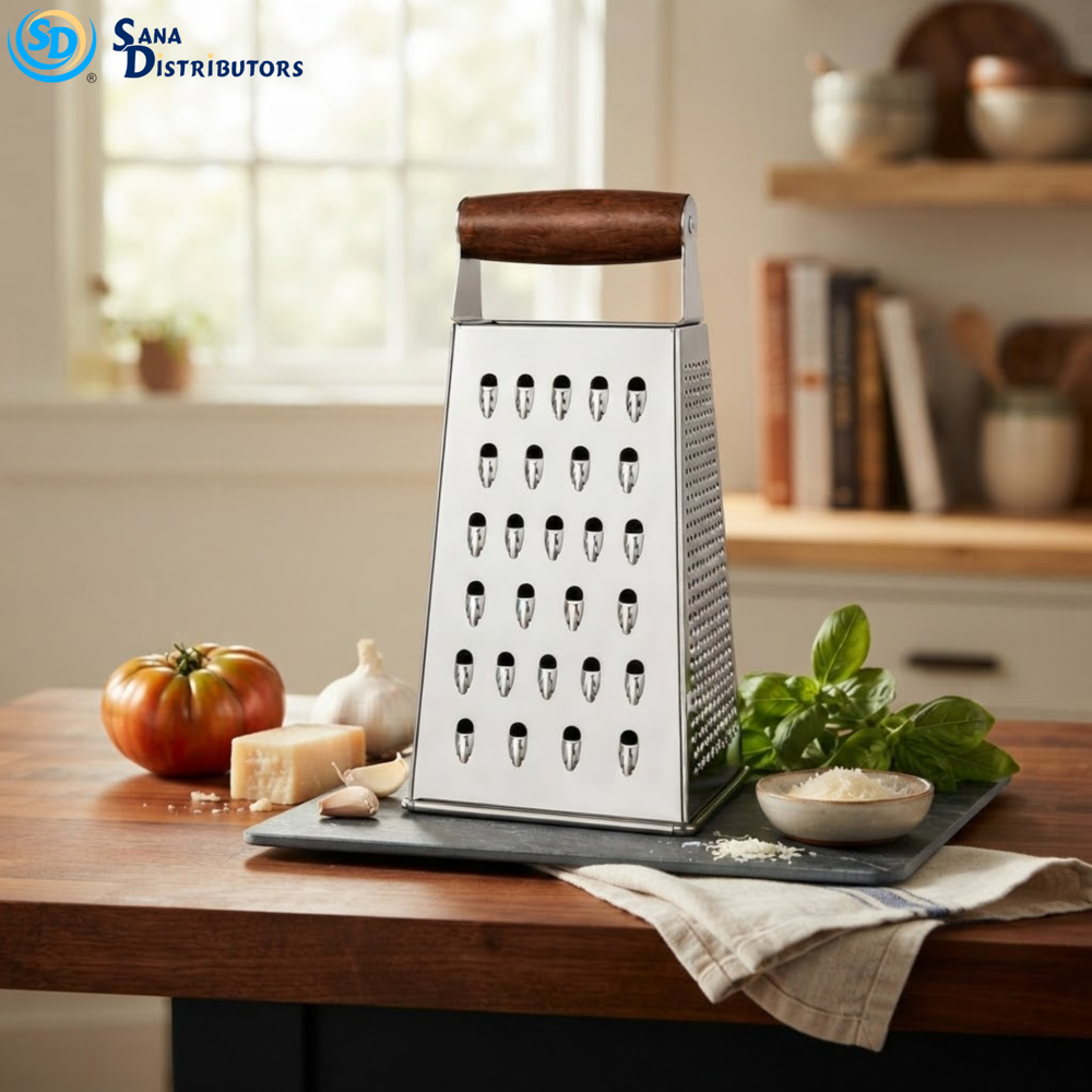 Stainless Steel 4 Side Grater [3.5" x 8"]
