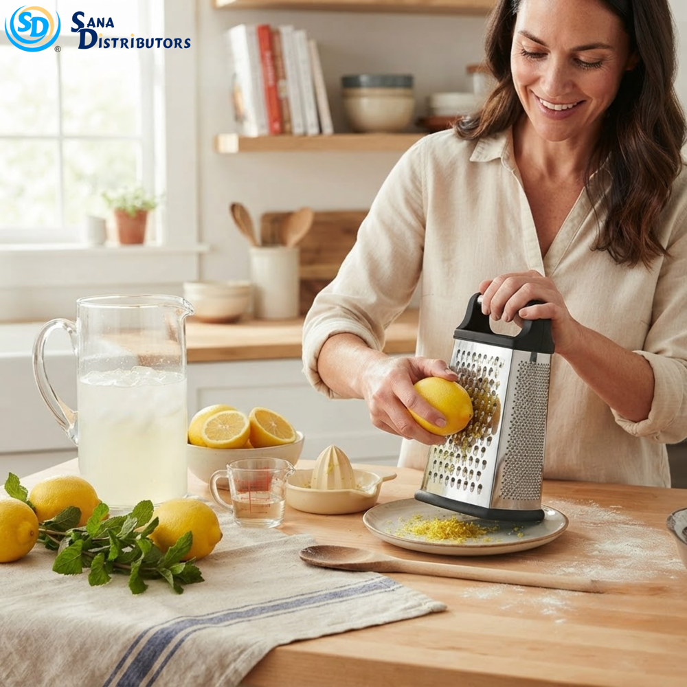 Stainless Steel 4 Side Grater 9.5"