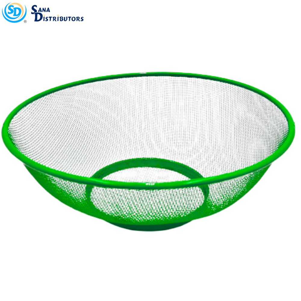 Metal Strainer 11" x 4.5" - Assorted Colours