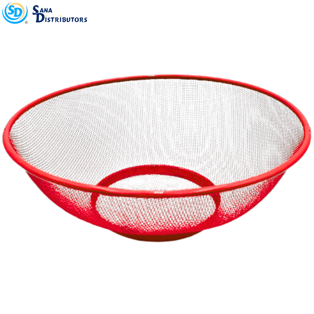 Metal Strainer 11" x 4.5" - Assorted Colours