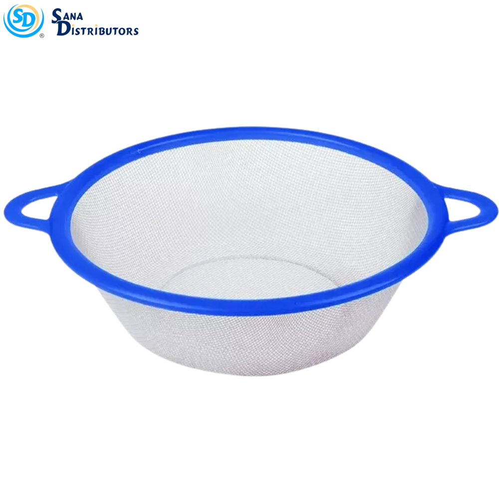 Kitchen Plastic Strainer 10"x 3.5" - Assorted Colours