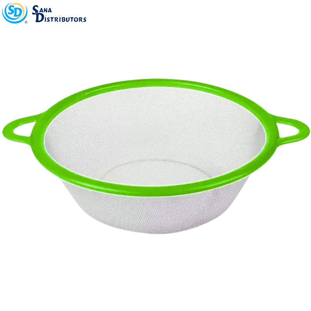 Kitchen Plastic Strainer 10"x 3.5" - Assorted Colours