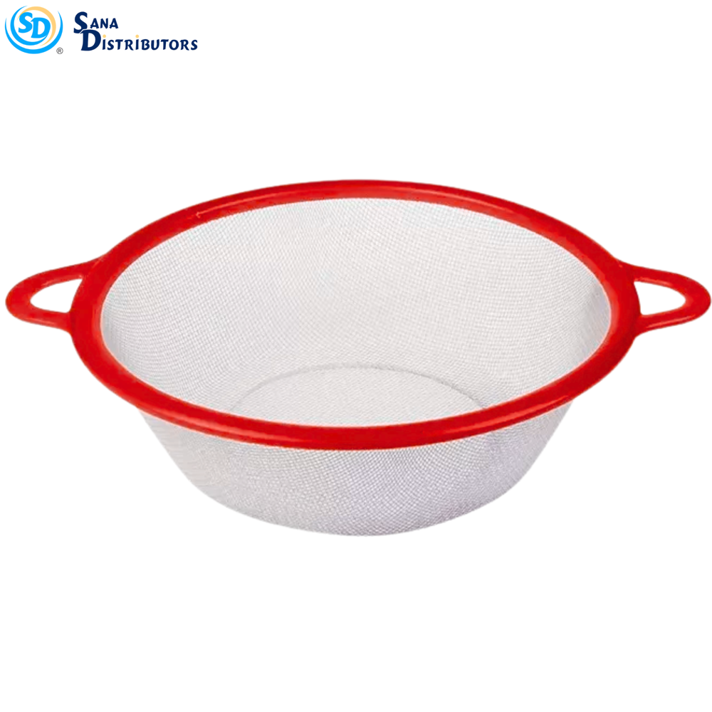Kitchen Plastic Strainer 10"x 3.5" - Assorted Colours
