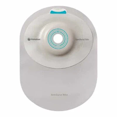 SenSura® One-Piece Mio Closed Pouch, Opaque with inspection window 8-1/2" (22cm), Convex Deep, Stoma Opening 1-3/8" (35mm) - Box of 10