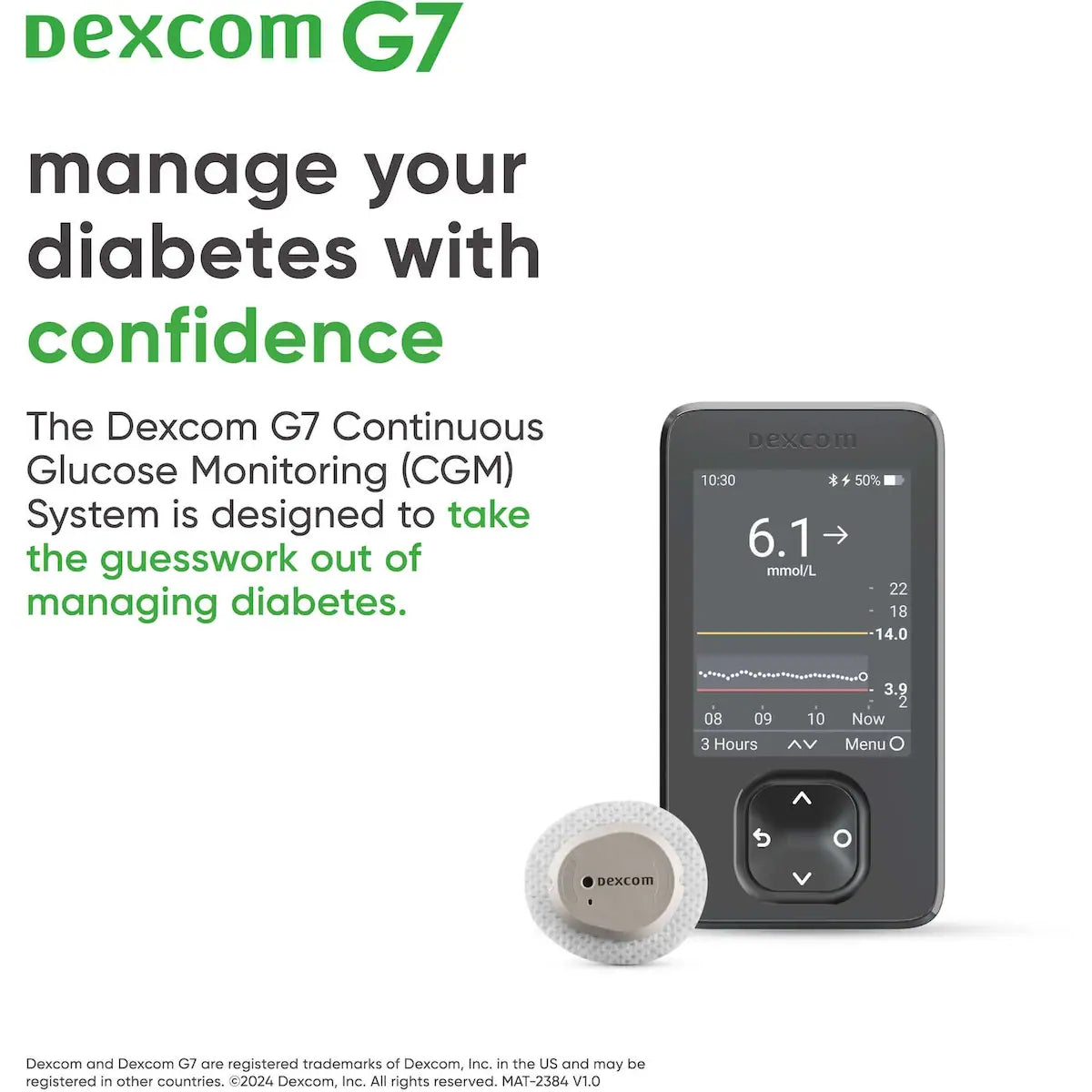 Dexcom G7 Receiver - 1 Each