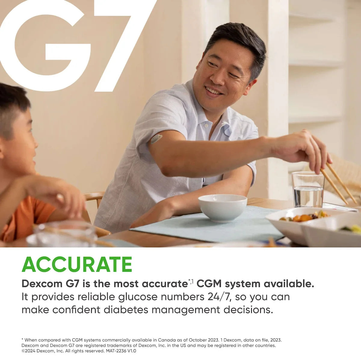 Dexcom G7 Continuous Glucose Monitoring System