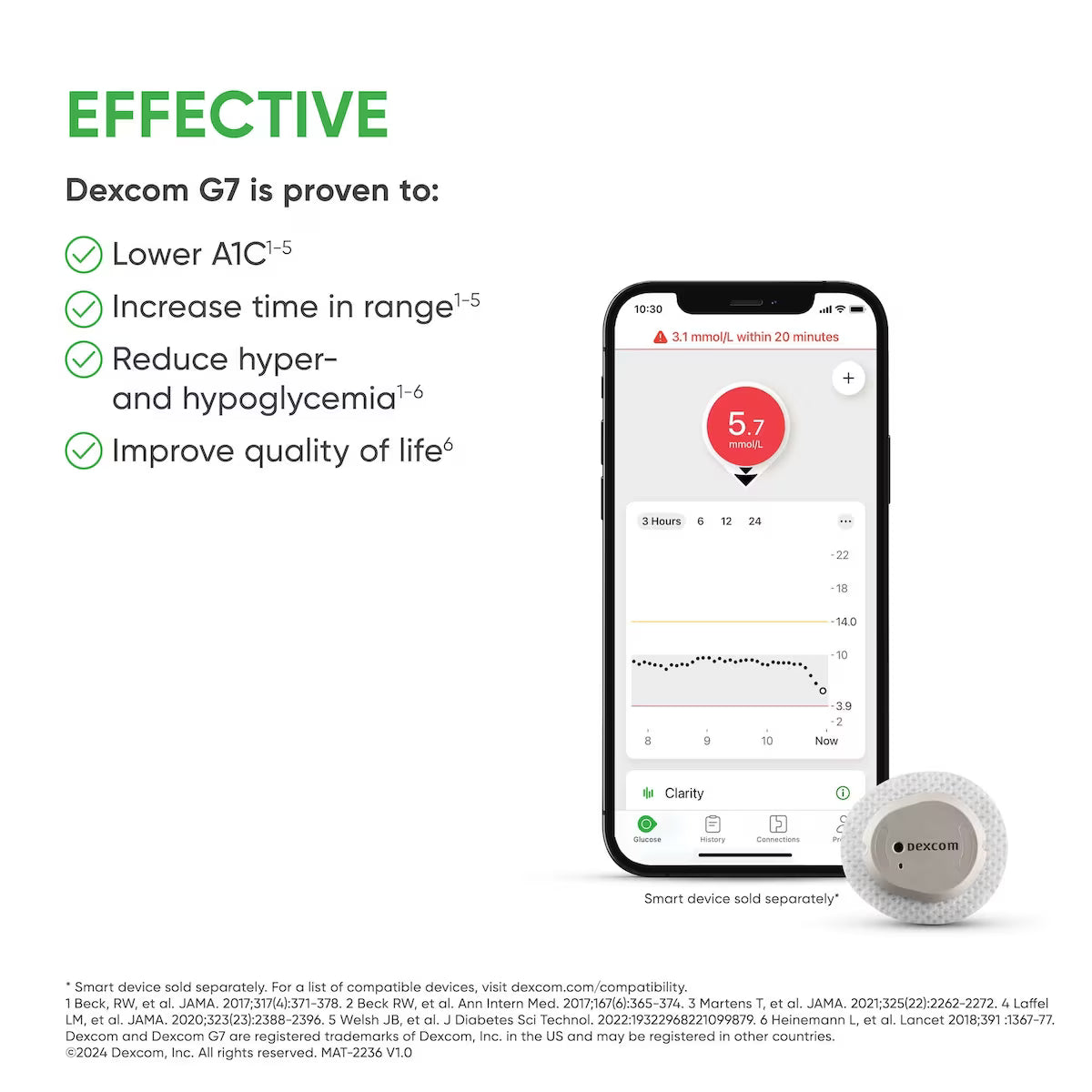 Dexcom G7 Continuous Glucose Monitoring System