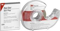 EA/1 TAPE SKIN PREP ELECTRODE 18MM X 5M w/DISPENSER RED DOT 36/BX