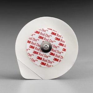 BG/50 ELECTRODE ECG ADULT PAPER ROUND SOLID GEL BULK RED DOT