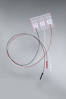BG/3 ELECTRODE RED DOT INFANT PREWIRED