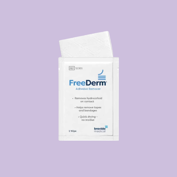 FreeDerm Adhesive Remover Wipe - Box of 30
