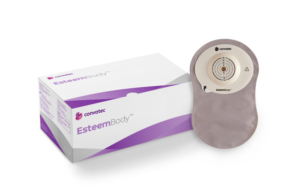 Esteem Body® Soft Convex One-Piece Closed-end Pouch Modified Stomahesive® - Box of 30