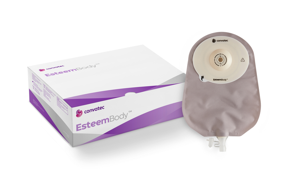 Esteem Body® Soft Convex One-Piece Urostomy Pouch - Box of 10
