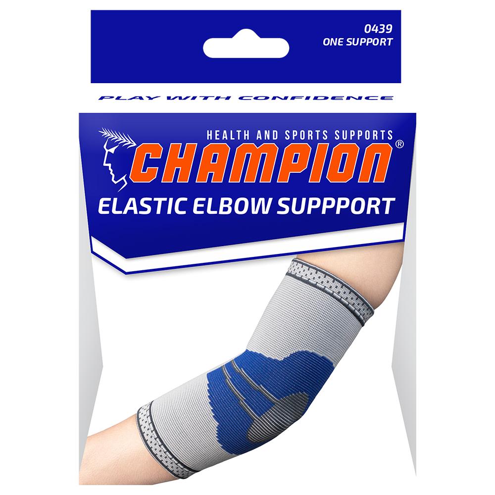 EA/1 ELASTIC ELBOW SUPPORT, LIGHT-GREY MEDIUM